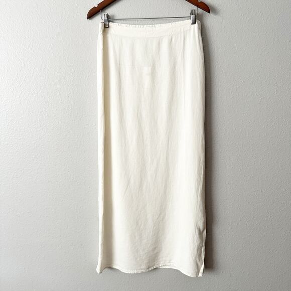 Anthro X Celandine Linen-Blend Side-Slit
Maxi Skirt‎ women’s size medium NEW - Picture 3 of 11